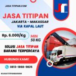 6.000/Kg Tarif Ekspedisi Jakarta Makassar Min 10 Kg Via Kapal PLNI