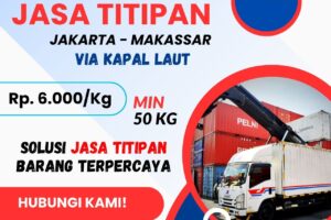 6.000/Kg Tarif Ekspedisi Jakarta Makassar Min 10 Kg Via Kapal PLNI